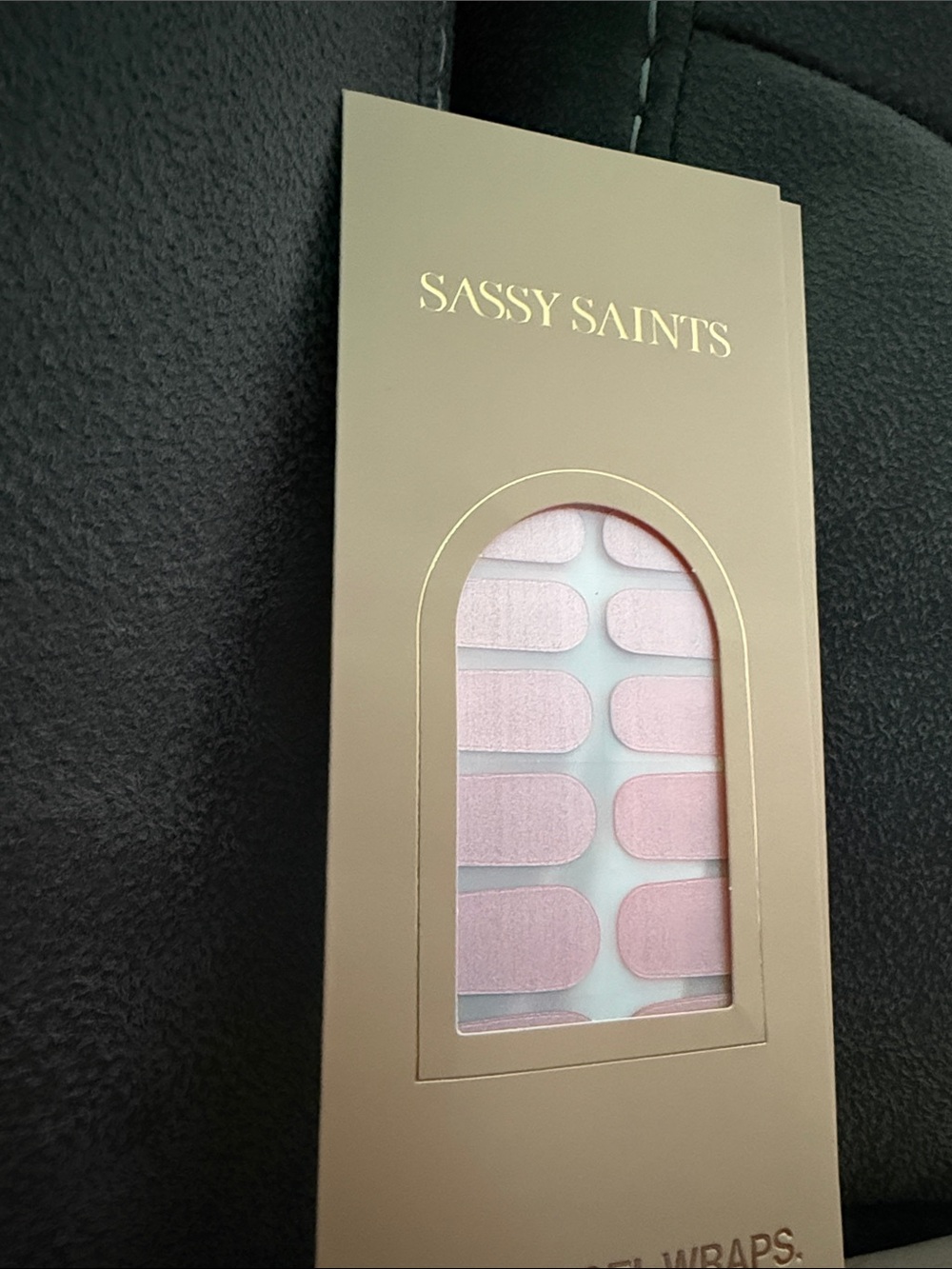 NEW Sassy Saints Gel Nail Wraps POP CRUSH